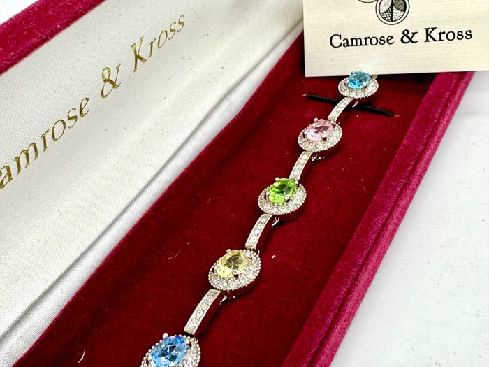 JACKIE KENNEDY by Camrose, Sparkling SWAROVSKI gemstones, Rhodium-Plated - Bracelet