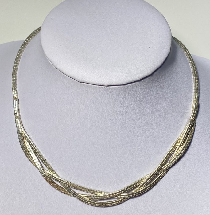 Ohne Mindestpreis - Halskette Vintage Sterling Silber Halsband. 