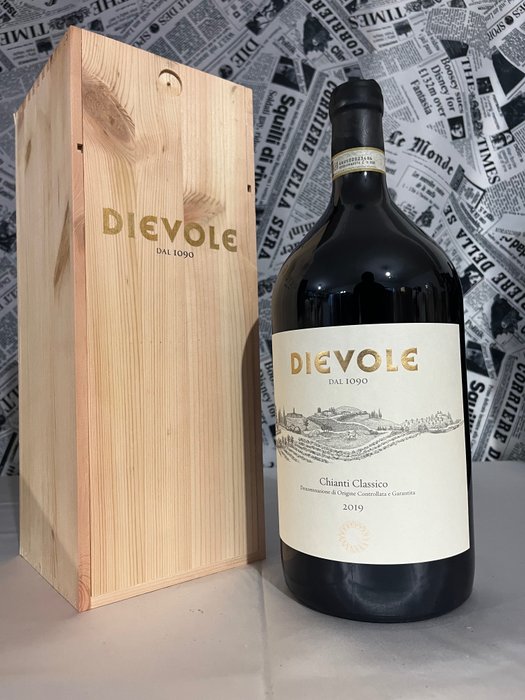 2019 Dievole - Chianti Classico DOCG - 1 Double magnum(波爾多)/ Jeroboam(勃艮第) 四個標準瓶 (3L)