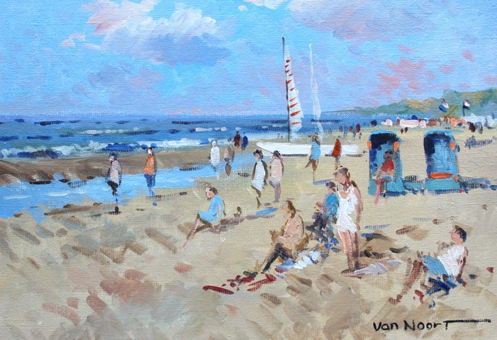 Van Noort  (XX-XXI) - Zonnig strandgezicht Zandvoort