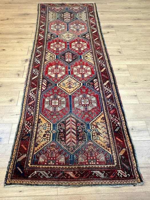古董 Bakhtiar 天然色彩 - 長條地毯 - 290 cm - 105 cm