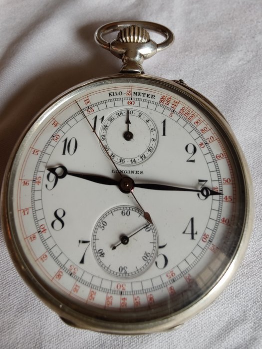 Longines - cronografo orologio da taschino - 1901-1949
