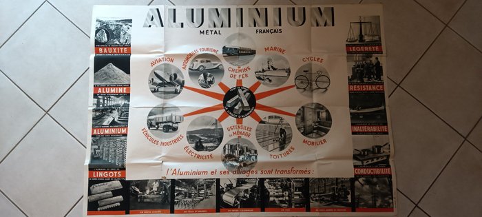 Ateliers ABC Paris Ateliers ABC Paris - Aluminium, métal France - 1940年代