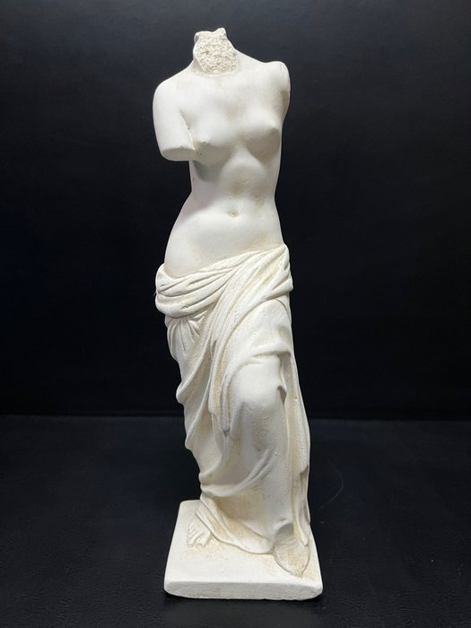 雕刻, Statua, Afrodite di Milo senza testa - 36 cm - 大理石粉塵