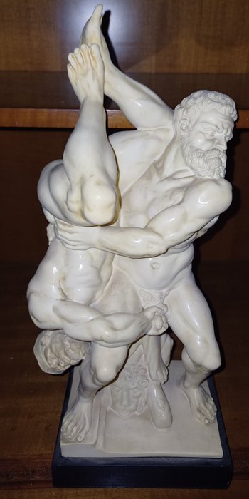 Ruggeri - Estatueta - Ercole e Diomede - Alabastro