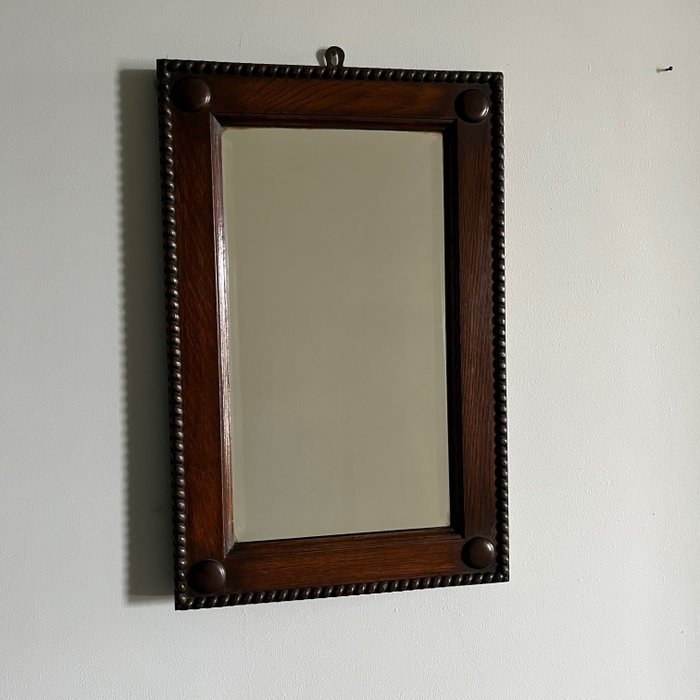 墙面镜子  - 木