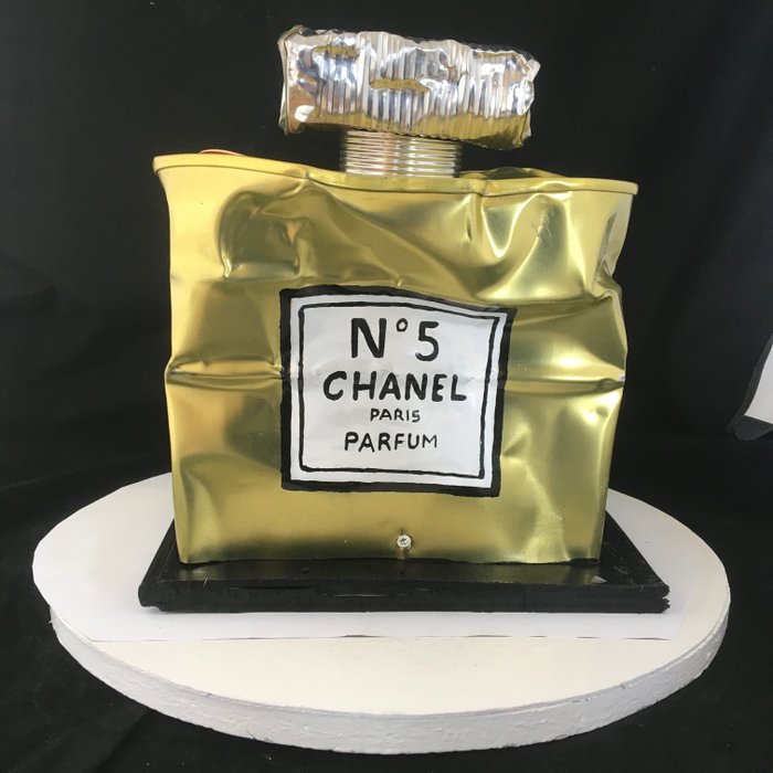 Norman Gekko (XX-XXI) - Giant Crushed Chanel N.5 Gold