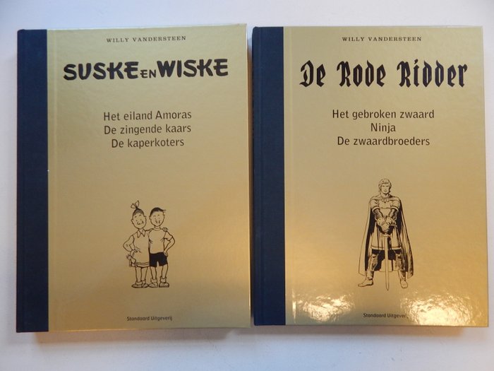 De Rode Ridder - Trilogie + Suske en Wiske Trilogie - Gouden uitgaven - 2x luxe hc met linnen rug op groot formaat - 2 x 豪華精裝 - 2009