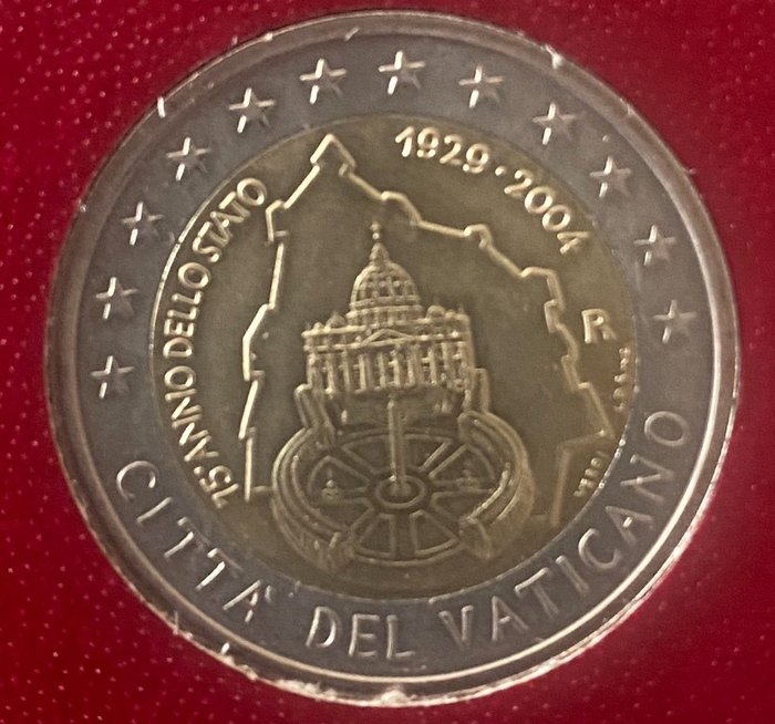 教廷. 2 Euro 2004 "Città del Vaticano"  (沒有保留價)
