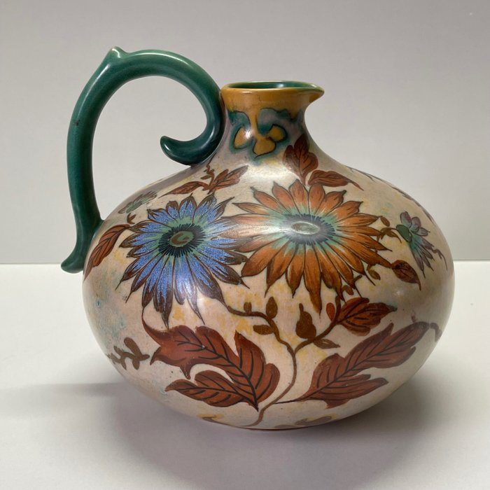 Plateelbakkerij Zuid-Holland - 花瓶 -  花瓶陶器“独一无二”  - 陶瓷