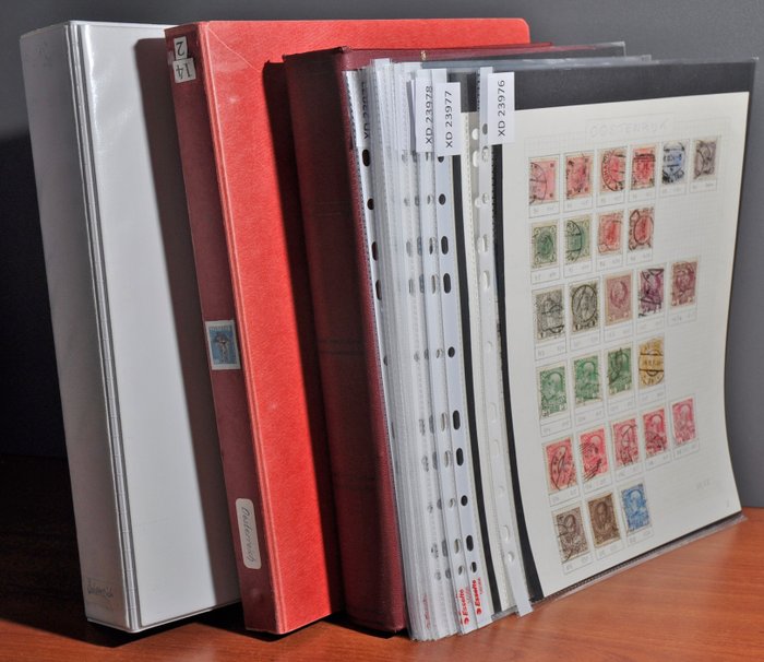 奥地利  - 批量精选库存书籍中的经典书籍。组织者和专辑页面