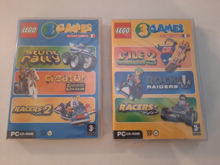 Lego - 2x Lego 3 games PC cd-rom