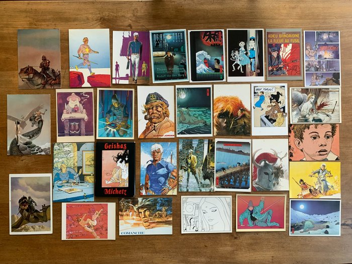 Moebius, Starwatcher, Geishas, - 36 Postkarten