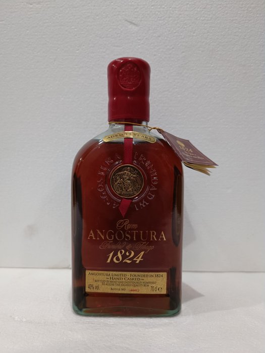 Angostura 12 years old - '1824' Hand Casked  - b. anii `90 - 70 cl