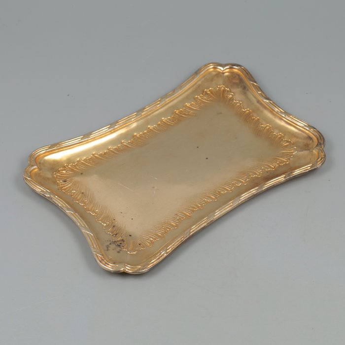 Moussani-Stora, Parijs ca. 1895 *NO RESERVE* Bonbonschaal - Tablett - .950 Silber, Vergoldetes Silber