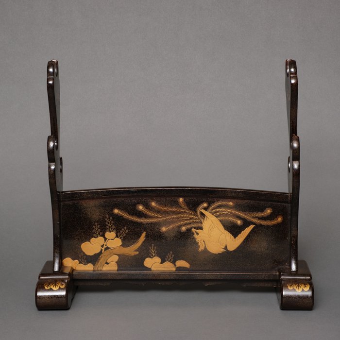 Support - Bois, Laque - Japon - 19ème siècle (fin de la période Edo/période Meiji)