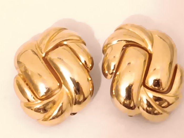 Henkel & ,Grosse Dior - Gold-plated, Metal - Earrings