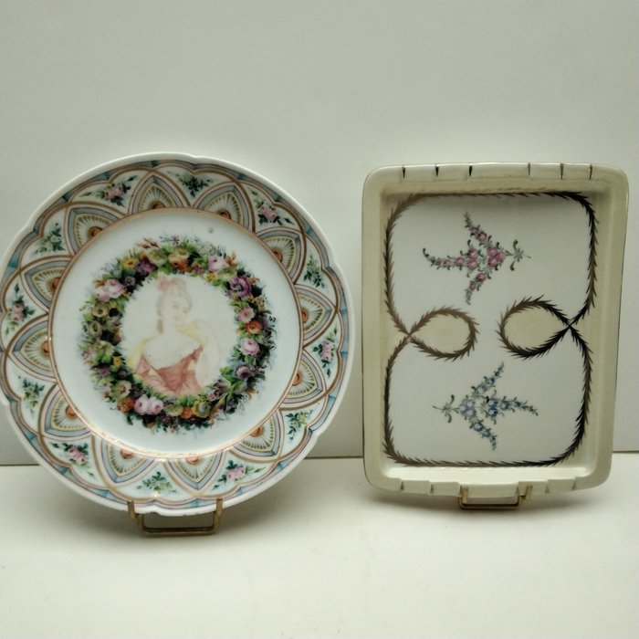 置物盤 (2) - Porcelaine de Paris - 法國 