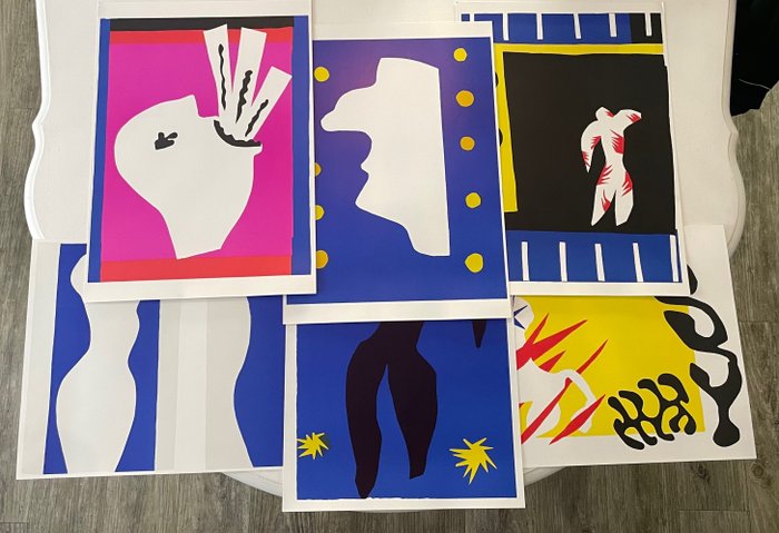Henri Matisse - 6 affiches  - Jazz collection