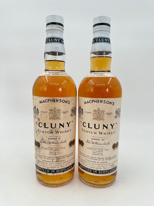 Cluny - Macpherson's  - b. Década de 1960 - 75 cl - 2 botellas 
