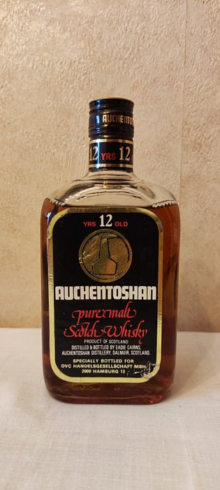 Auchentoshan 12 years old - Original bottling  - b. slutningen af 1970'erne begyndelsen af 1980'erne - 75 cl