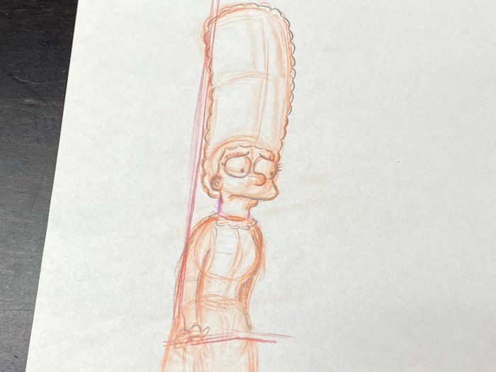 The Simpsons - 1 Original Animation Drawing of Marge Simpson