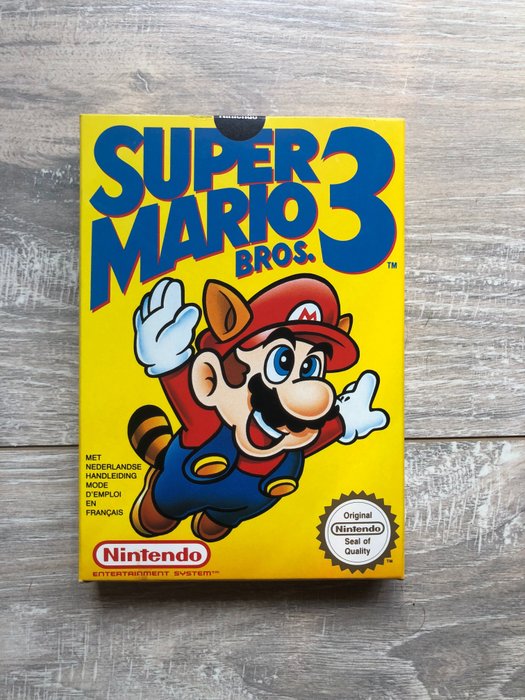 Nintendo - NES - Super Mario Bros. 3 with black seal (unopened) - Jeu vidéo - Dans la boîte d'origine scellée