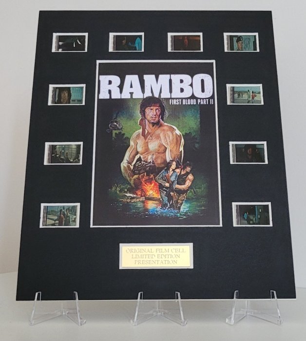Rambo First Blood part II - Framed Film Cell Display with COA
