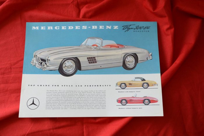 Brochure - Mercedes-Benz - Mercedes 300 SL Roadster brochure catalogue prospekt flyer