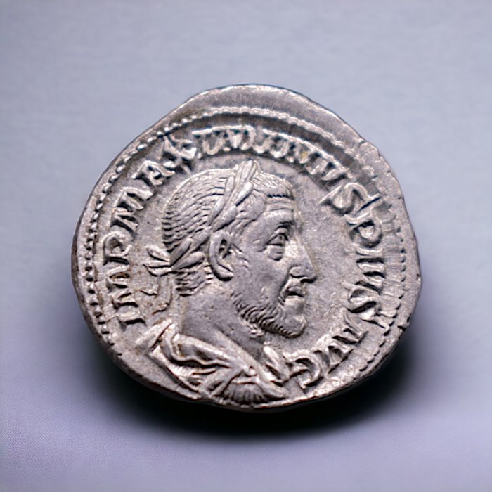Romarriket. Maximinus Thrax (AD 235-238). Denarius Rome - FIDES MILITVM  (Ingen mindstepris)