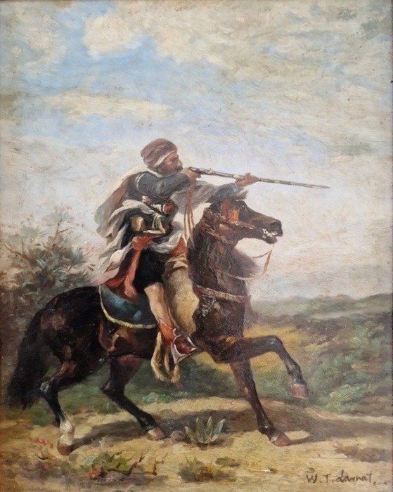 William Turner Dannat (1853-1929) - Cavalier arabe