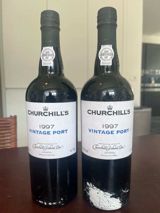 1997 Churchill's - 斗羅河 Vintage Port - 2 瓶 (0.75L)