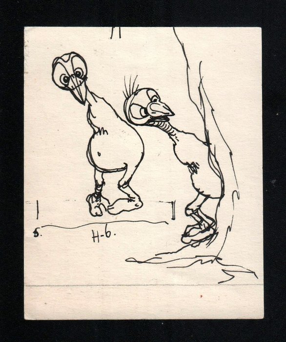Dulieu, Jean - 1 Original drawing - Paulus de Boskabouter - Krakras