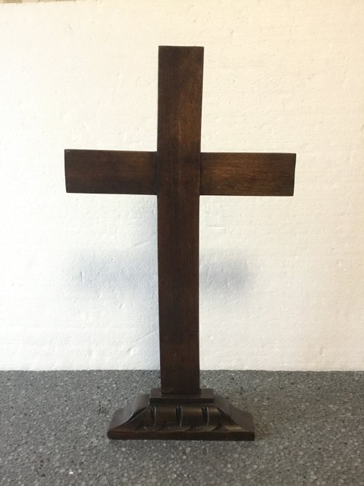 耶穌受難十字架像 - 木 - 1850-1900