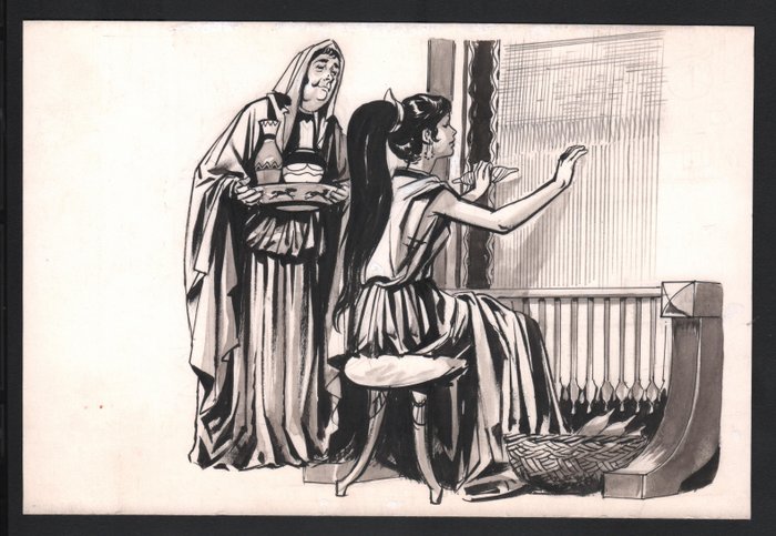Nadir Quinto - Originele illustratie voor een sprookje