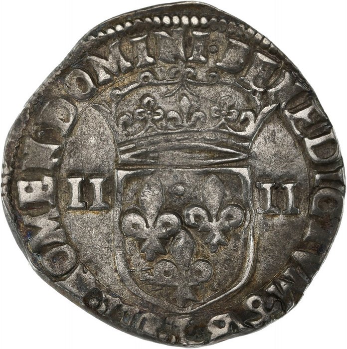 Francia. Luigi XIII (1610-1643). 1/4 Écu 1629-L, Bayonne