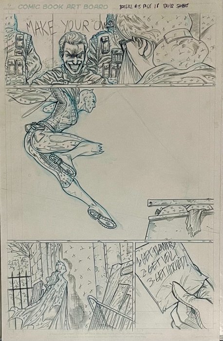 Dani Sampere (Pencils) Original page - Batgirl - #15 page 18