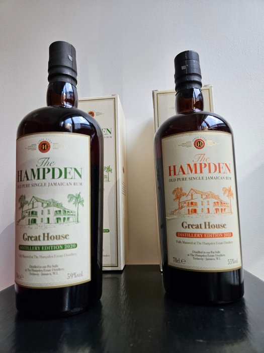 Hampden - Great House 2020 + 2021 - 70cl - 2 bottles