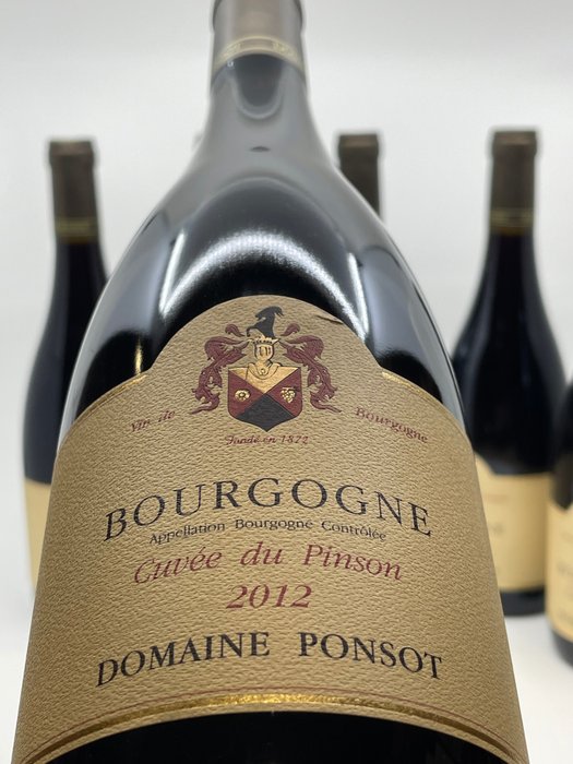 2012 Domaine Ponsot "Cuvée Pinson" - Burgunder - 6 Flasker  (0,75 l)