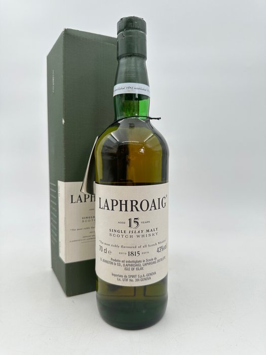 Laphroaig 15 years old - Original bottling  - b. 1990-luku - 70cl