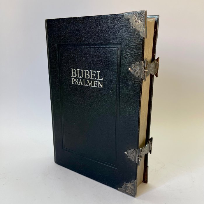 Bijbel Psalmen met zilveren sluitingen - 1980