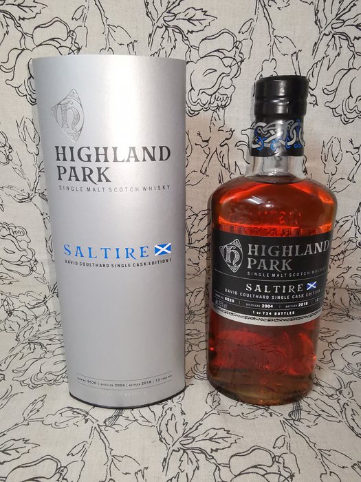 Highland Park 2004 13 years old - Saltire cask no. 6520 - Original bottling  - b. 2018  - 70 cl