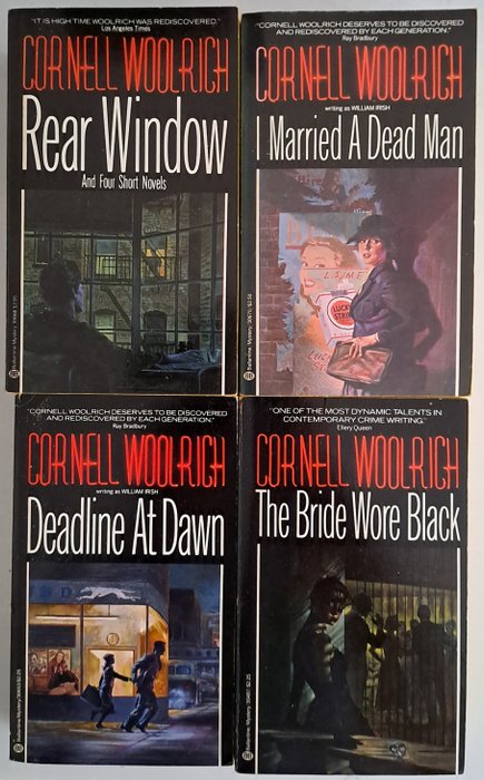 Cornell Woolrich - 12 Ballantine paperbacks - 1982-1984