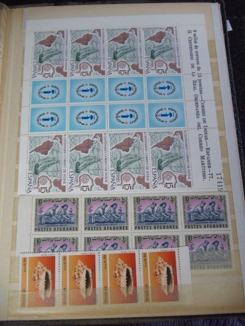 Świat  - kolekcja znaczków