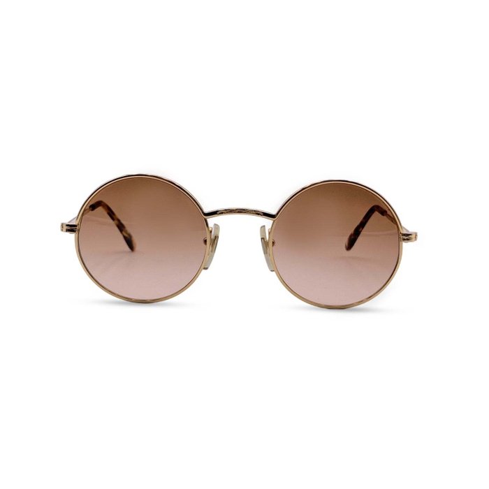 Other brand - Round Vintage Gold Unisex Sunglasses Oscar K 13 47/23 135 mm - Sonnenbrillen