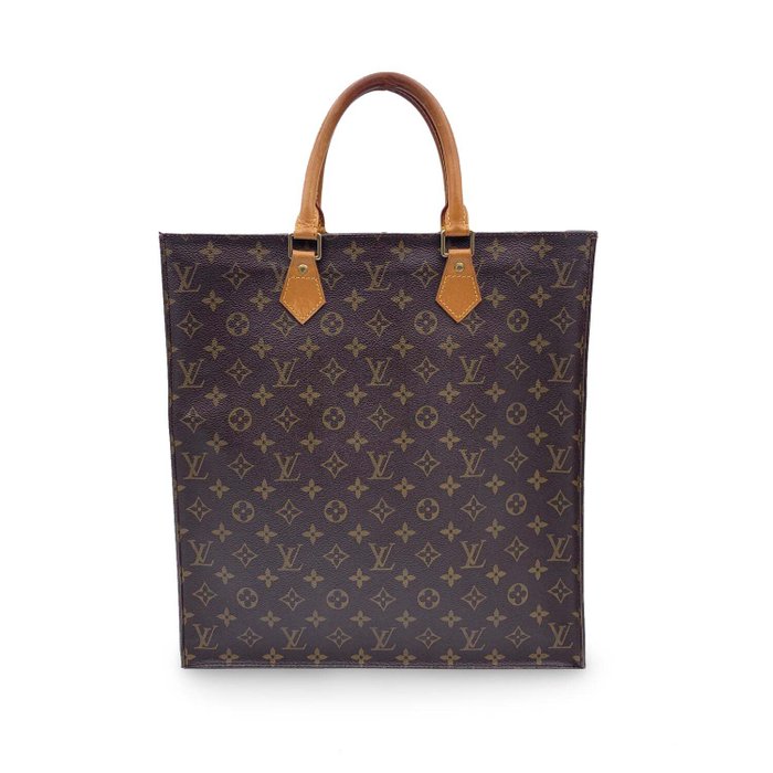 Louis Vuitton - Monogram Canvas Sac Plat GM Shopping Bag Shopper taske