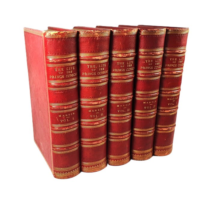 Theodore Martin - The Life Of The Prince Consort (in 5 Vol.) - 1878-1880