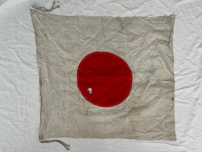 Vecchia bandiera dell'esercito giapponese imperiale giapponese della seconda guerra mondiale - Sole - Bandiera
