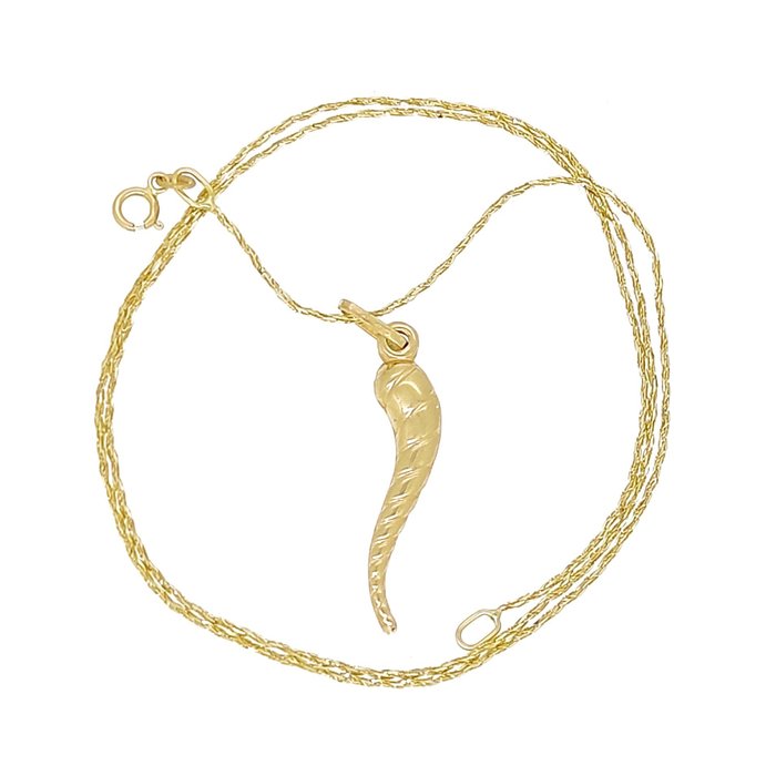 No Reserve Price - Necklace with pendant - 18 kt. Yellow gold 