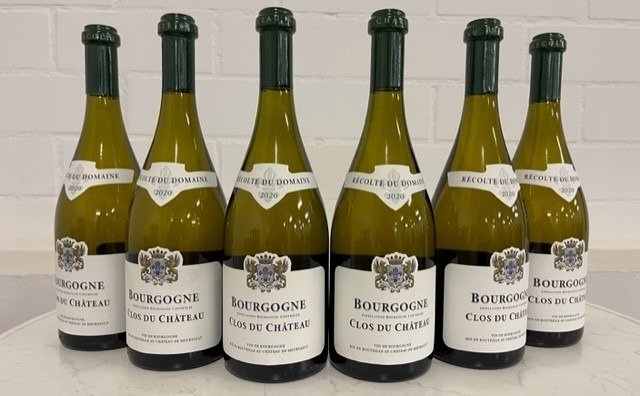 2020 Chateau de Meursault. Bourgogne Chardonnay "Clos du Chateau" monopole - Burgundy - 6 Bottles (0.75L)